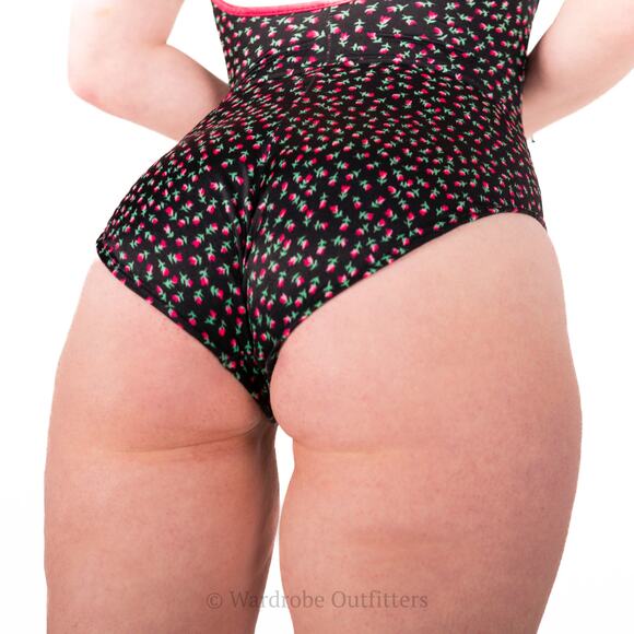 Vintage 60s SANDCASTLE One Piece Floral Swimsuit Suit - Picture 6 of 12